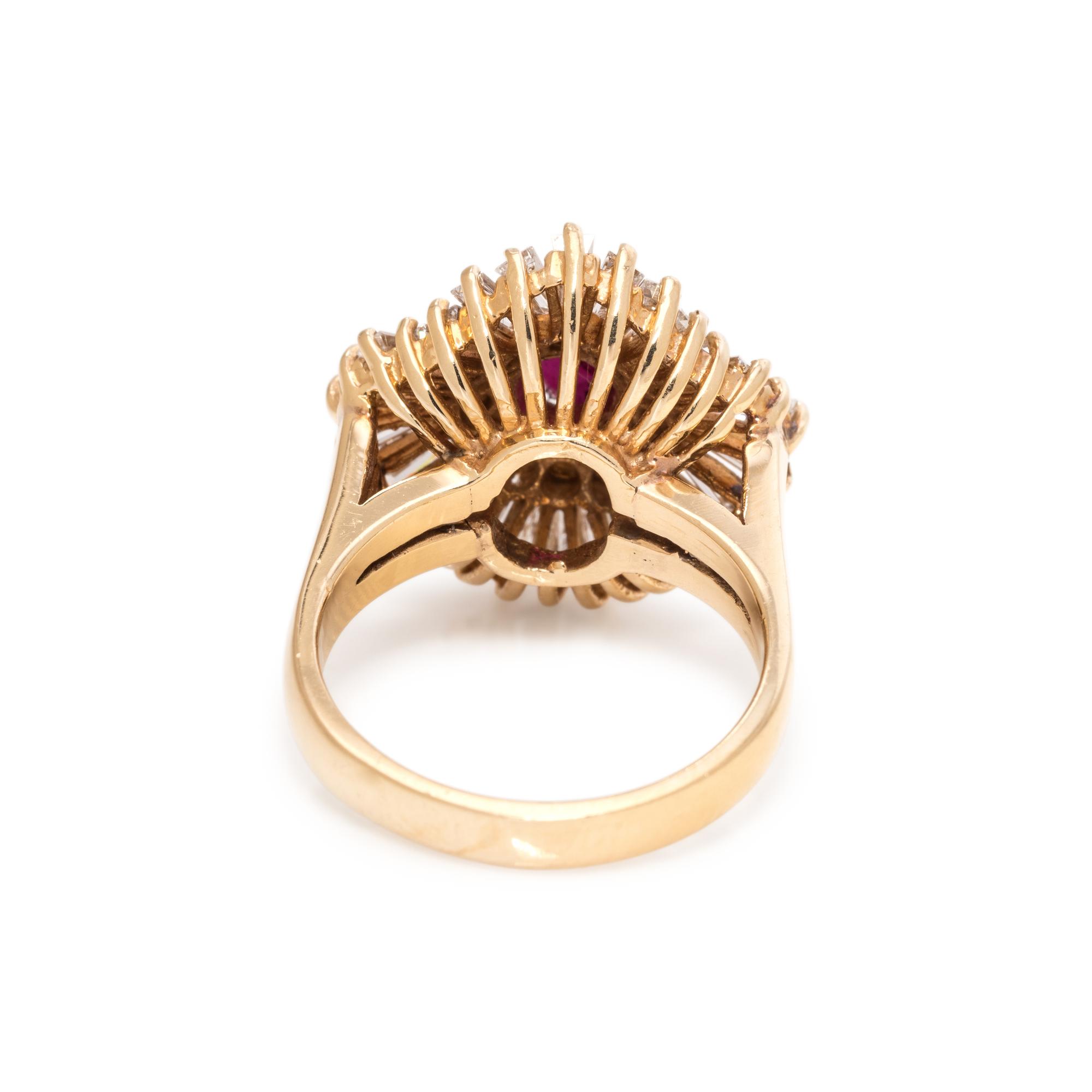 RUBY AND DIAMOND RING