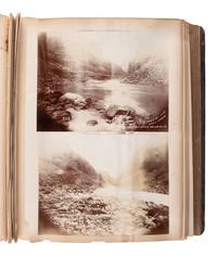 [EARLY PHOTOGRAPHY - WESTERN AMERICANA]. Album containing photographs documenting Robert B. Stanton's Survey of the Colorado River, 1889.