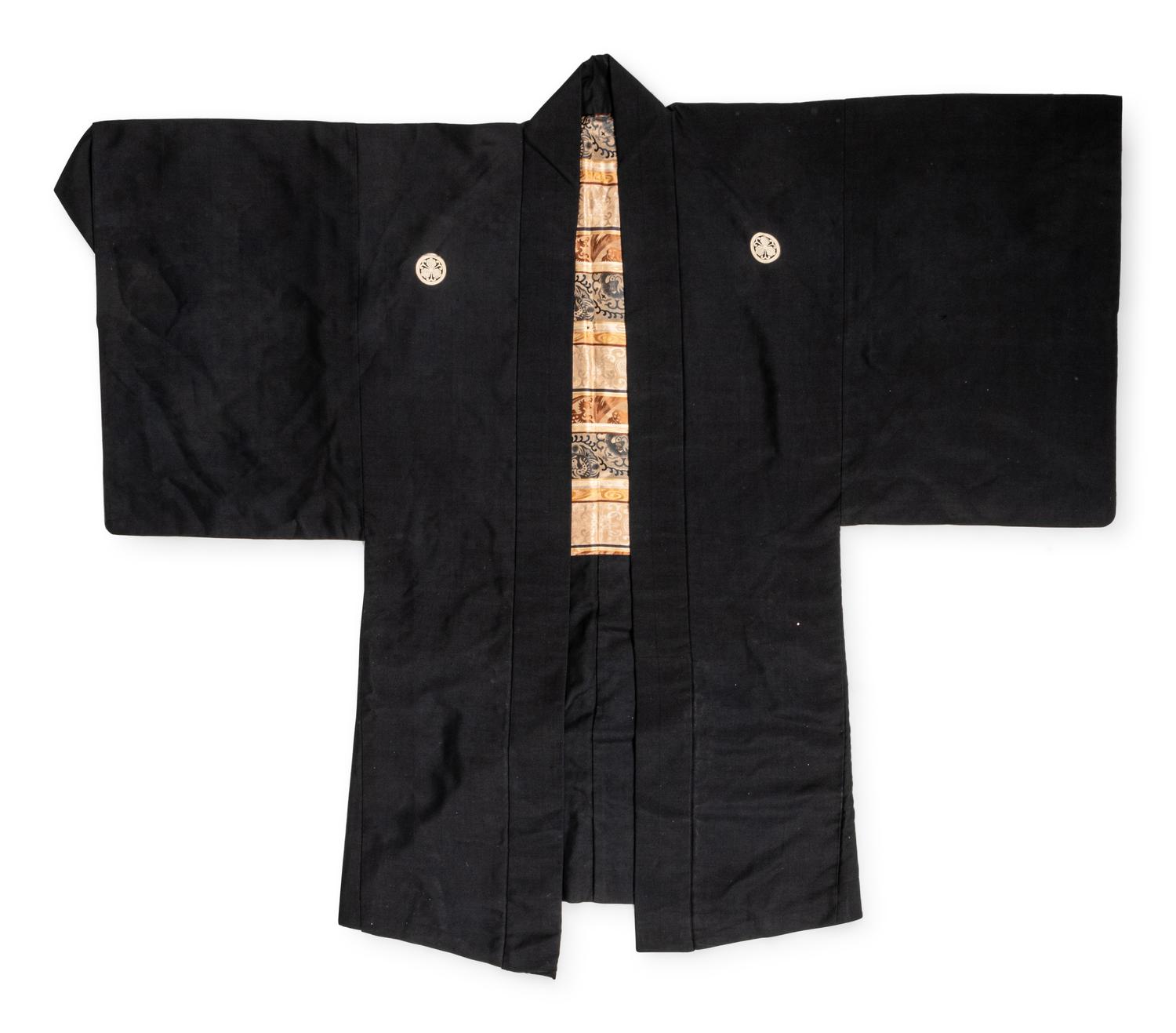 A Japanese Silk Men's Kimono