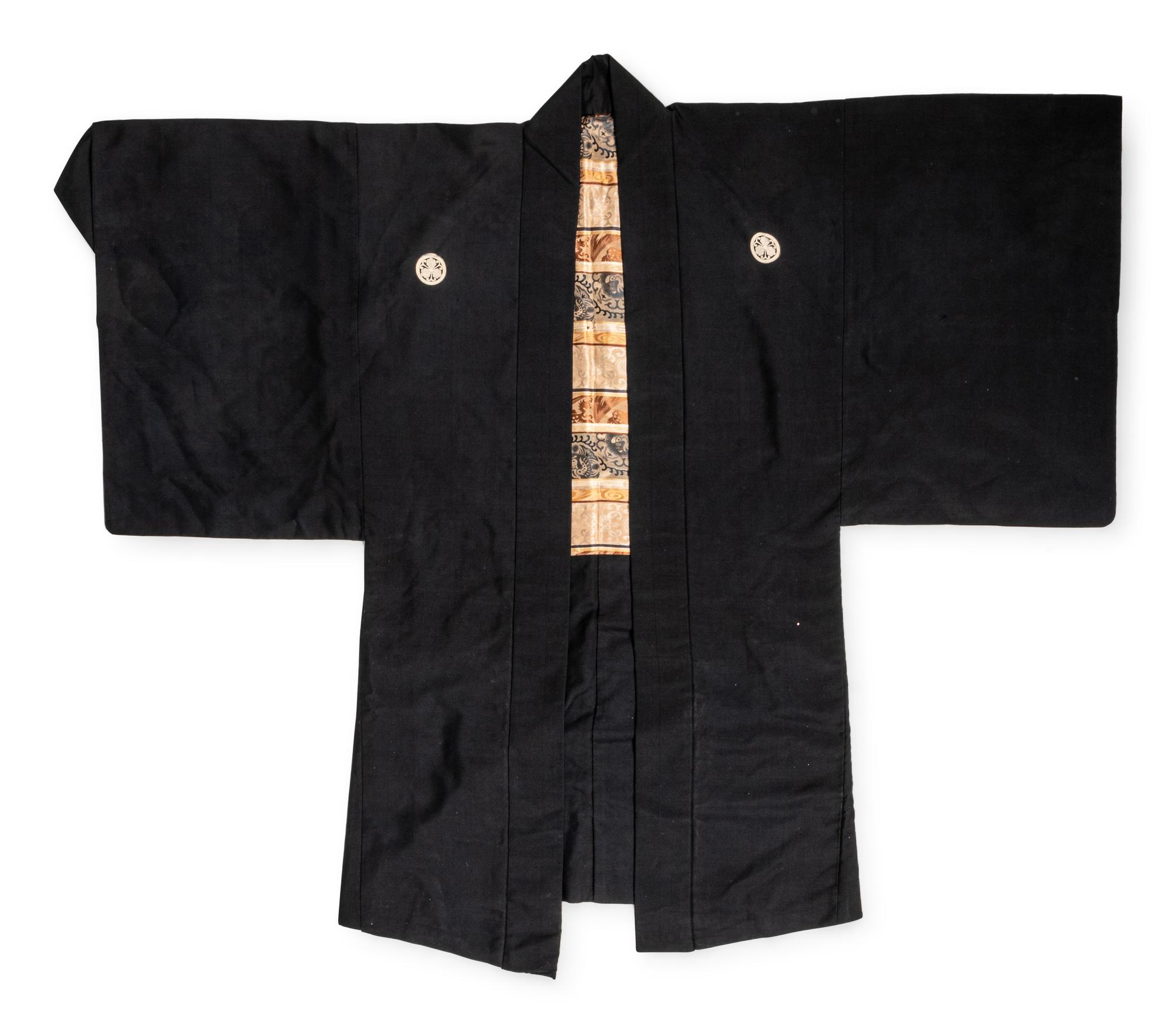 A Japanese Silk Men's Kimono