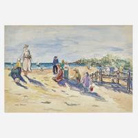 Jane Peterson (American, 1876–1965) A Day at the Beach
