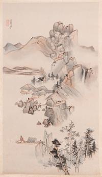 Two Chinese Woodblock Prints