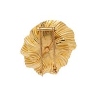 YELLOW GOLD FLOWER BROOCH