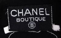 A Chanel Black Wool Pleated Skirt,