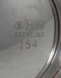 Three American Silver Articles, Whiting and Hunt Co., comprising a bowl and a creamer and sugar set.