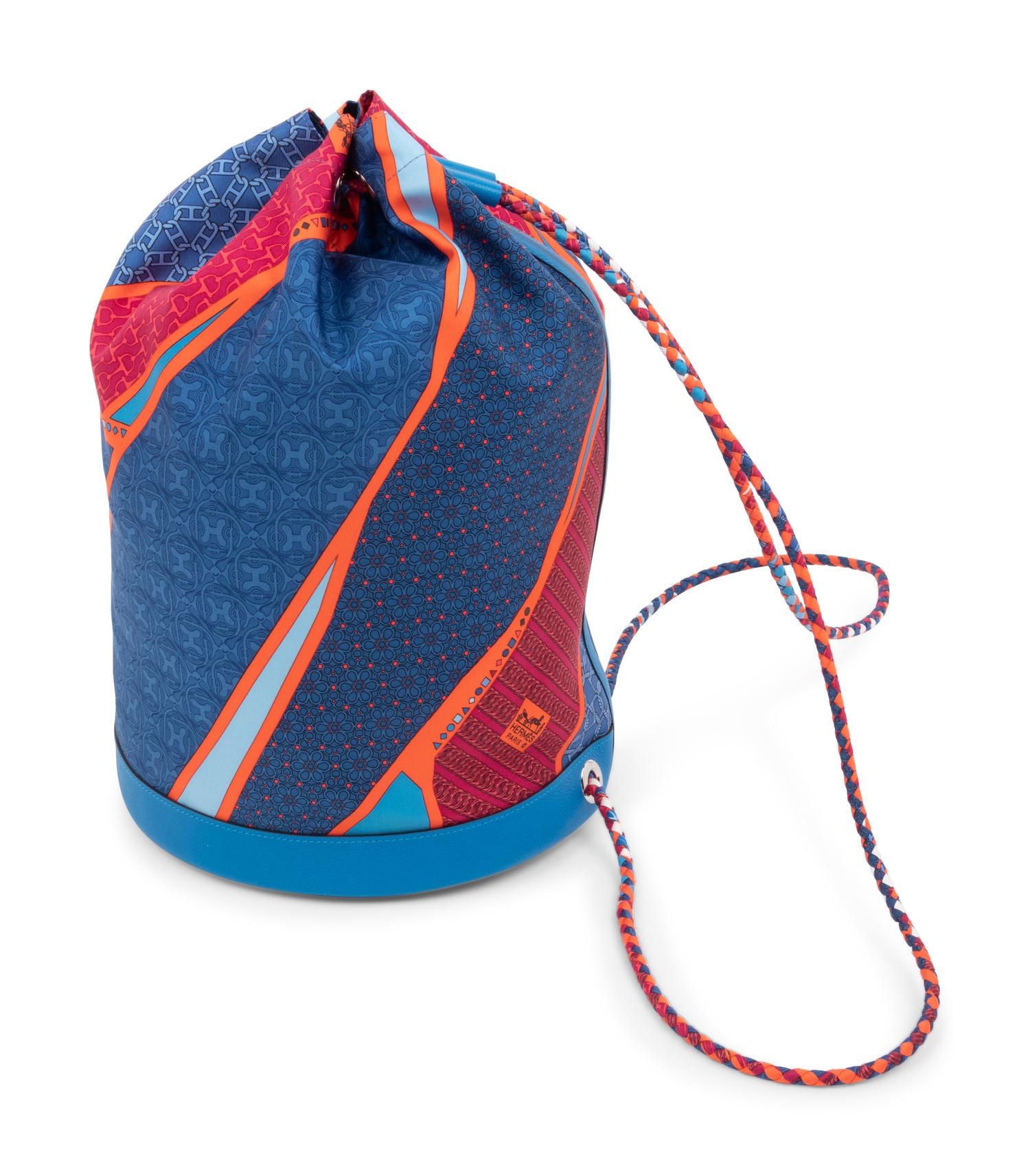 Hermès Soie Cool Drawstring Bucket Bag, 2013