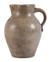A Rare Solomon Purdy Stoneware Pitcher