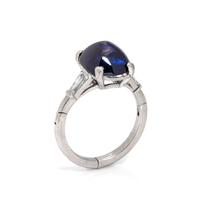 Sapphire and Diamond Ring