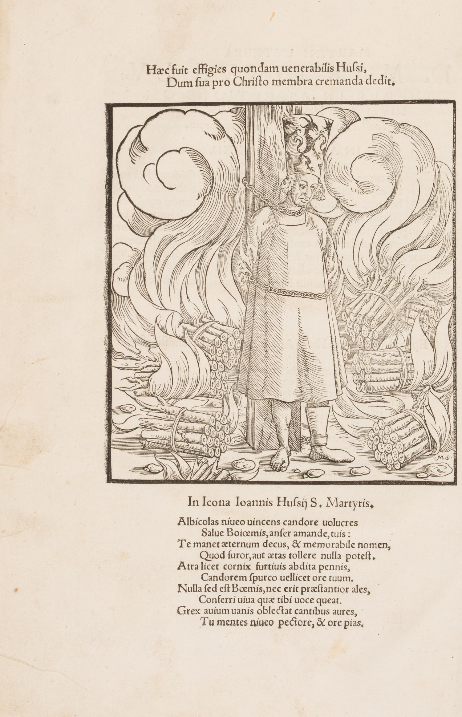 [Religion] Hus, Jan. Ioannis Hus, et Hieronymi Pragnesis Confessorum Christi Historia et Monumenta