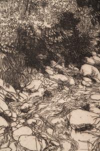 A Group of Four Works on Paper by 20th Century American Artists