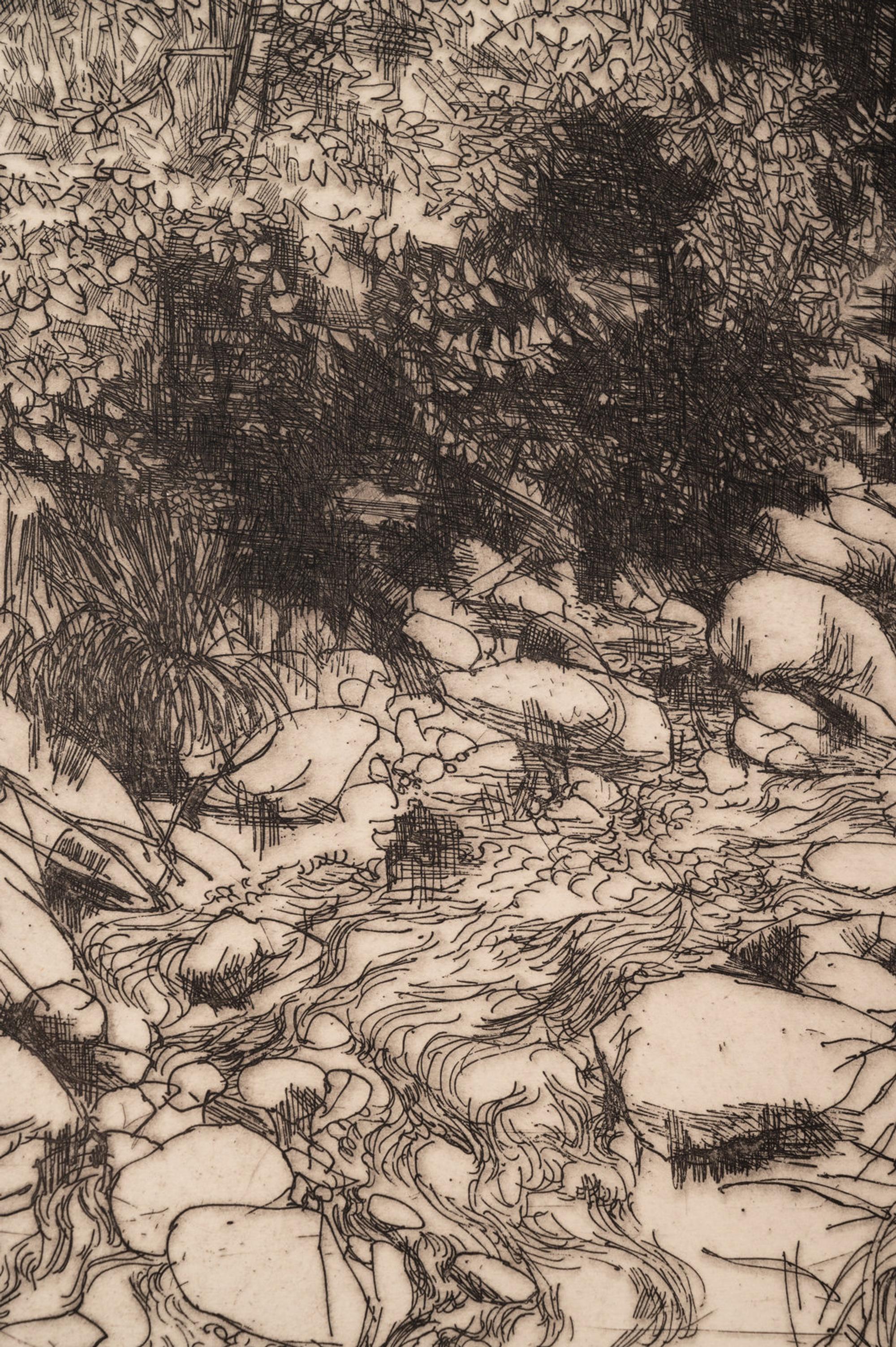 A Group of Four Works on Paper by 20th Century American Artists