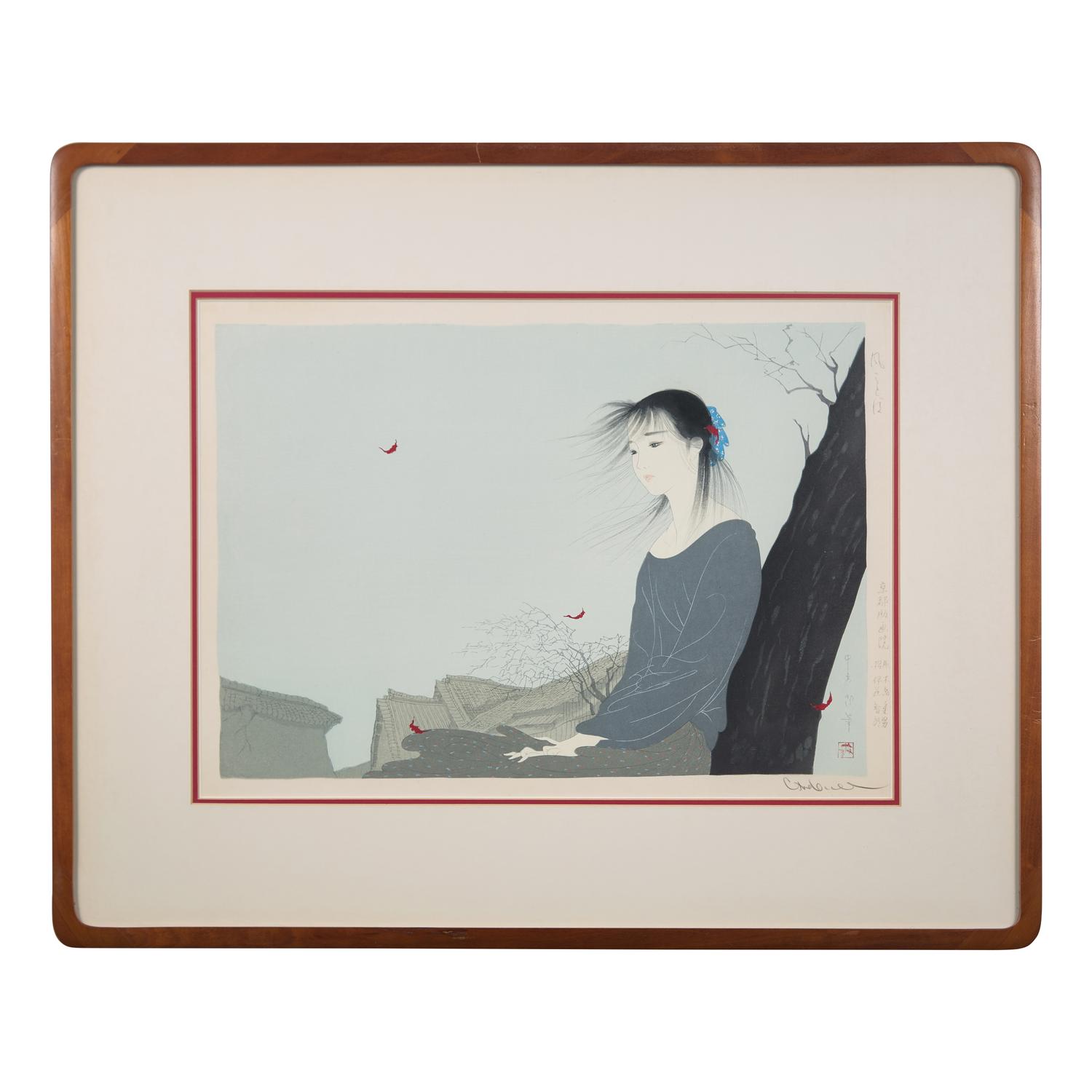 Kiyoshi Nakajima (Japanese, B. 1943) Three Prints 中島潔 浮世繪三幅