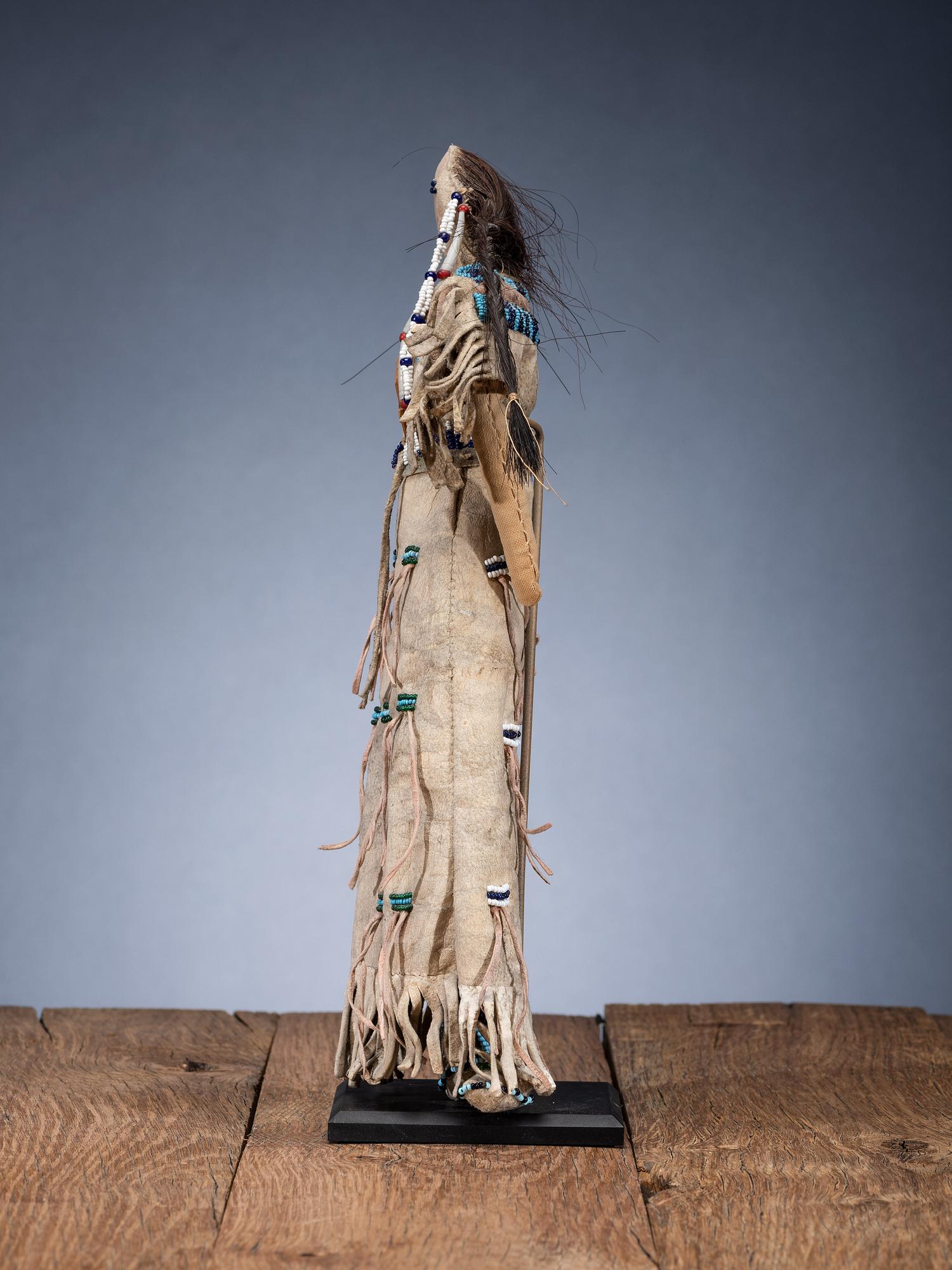 Sioux Beaded Hide Doll