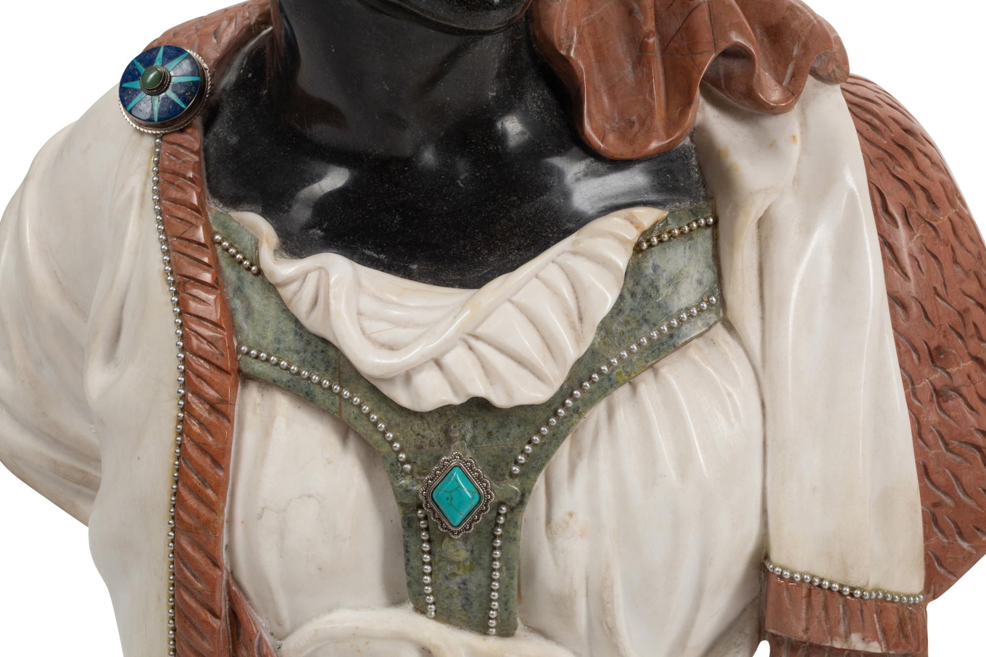 A Pair of Continental Marble Busts