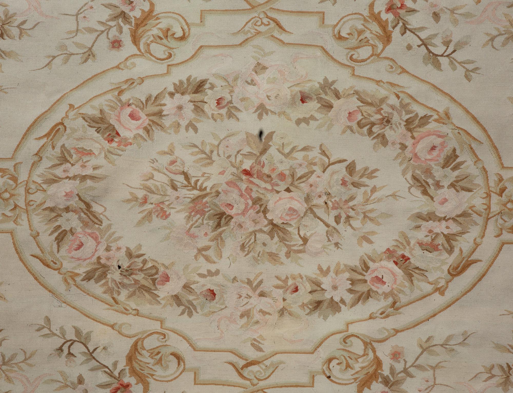 Aubusson Style Wool Carpet — 20th Century