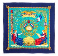 An Hermes 90cm Silk Scarf, 36"x36".