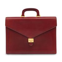 Gucci, Maroon Leather Briefcase, 1980's