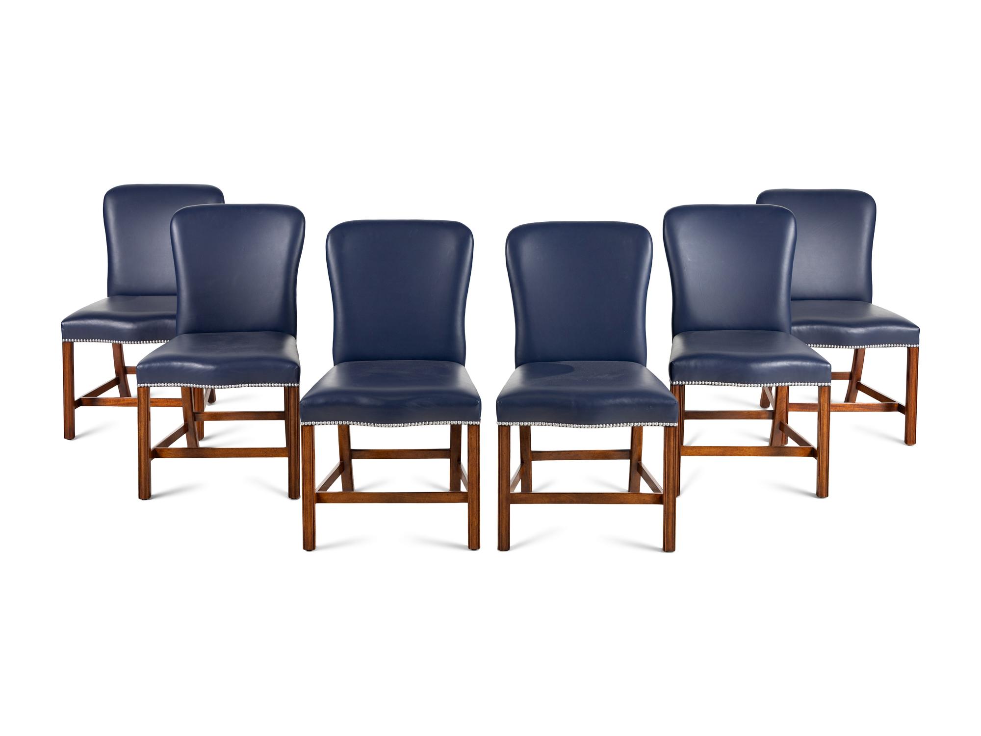 A Set of Six Rose Tarlowe Melrose House Chippendale Dining Chairs