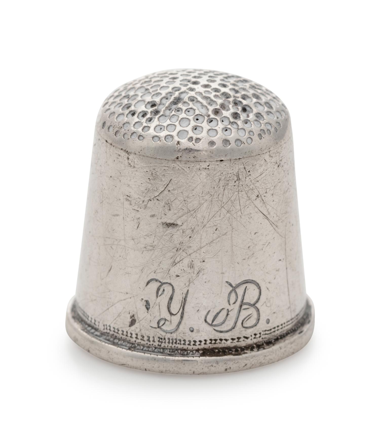 An American Silver Thimble
