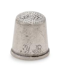 An American Silver Thimble
