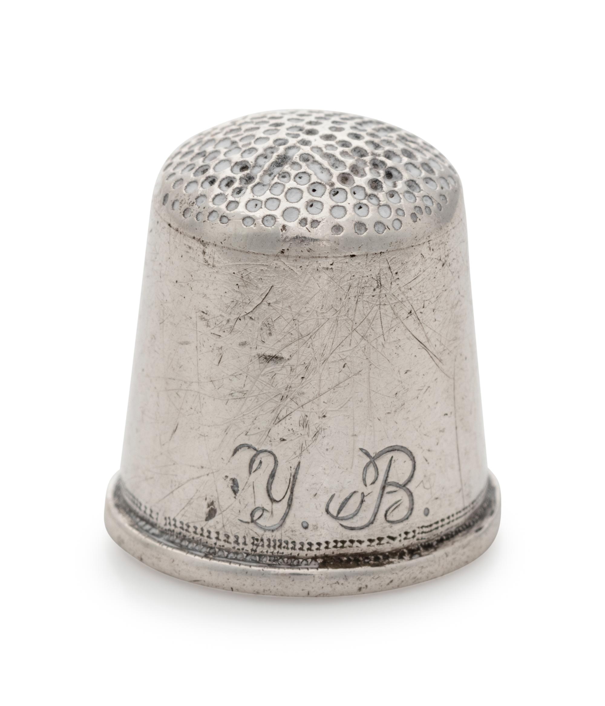 An American Silver Thimble