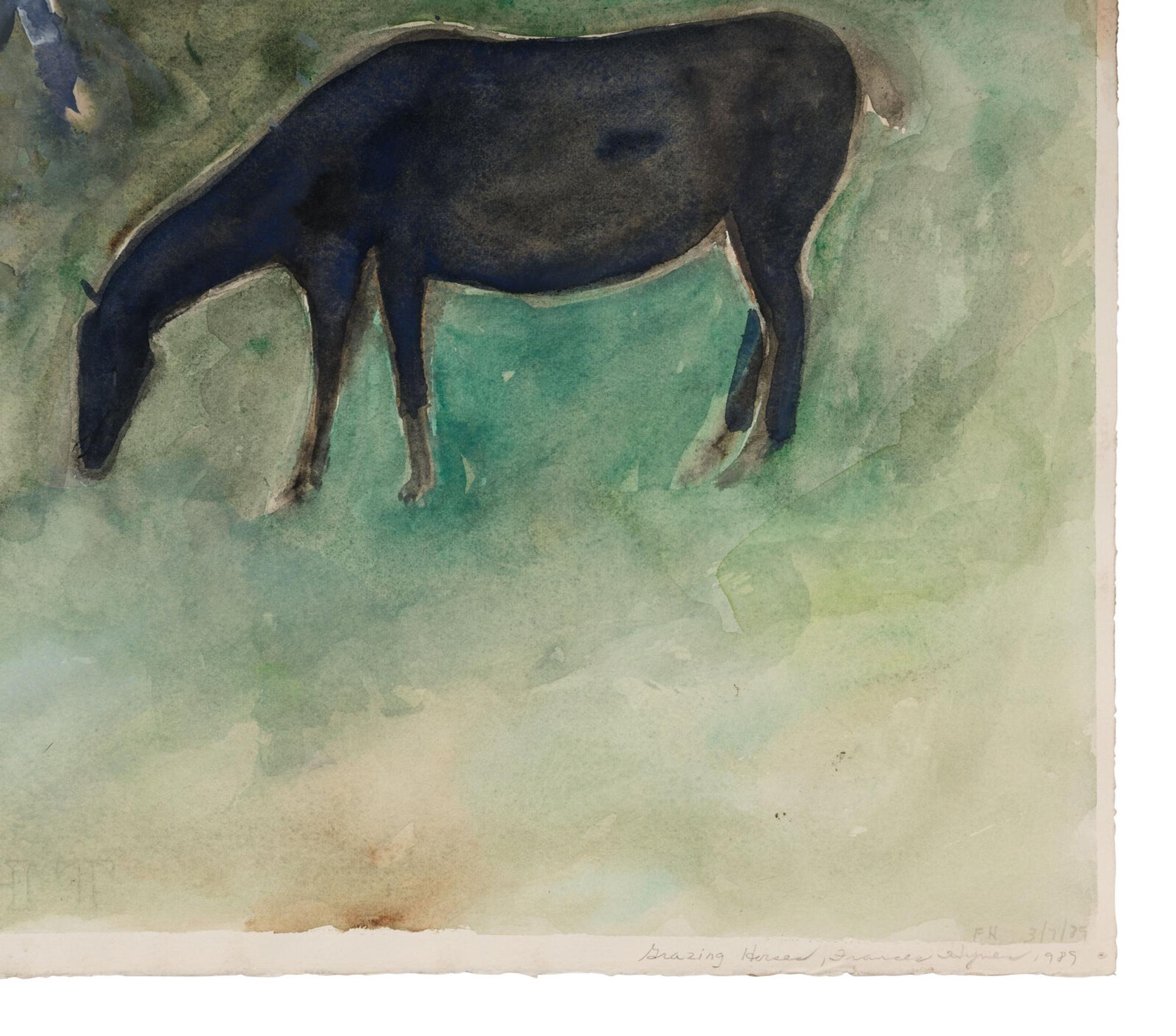 Layers of Time Series: Bathers, 1990 and Grazing Horses , 1989 (two works)