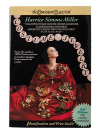 MILLER, Harrice Simons. Costume Jewelry: Identification and Price Guide . [1994]. Second edition. INSCRIBED BY MILLER TO MADELEINE ALBRIGHT.