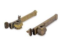 Two Brass Ottoman Pen Cases