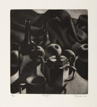 Collection of eight prints from the Print Club of Albany
