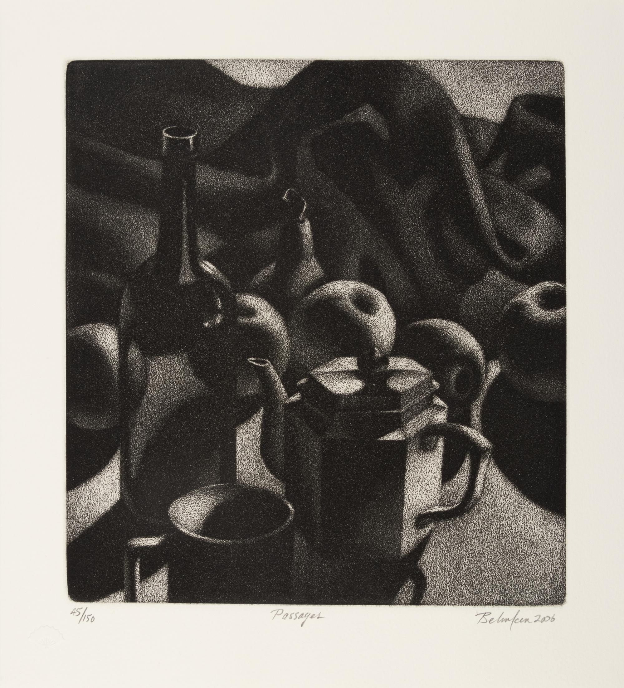 Collection of eight prints from the Print Club of Albany