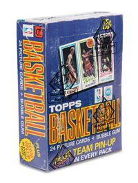 An Unopened Box of 1980 Topps Basketball Cards (36 Packs) BBCE Authenticated (Possible Magic Johnson/Larry Bird Rookie Cards)