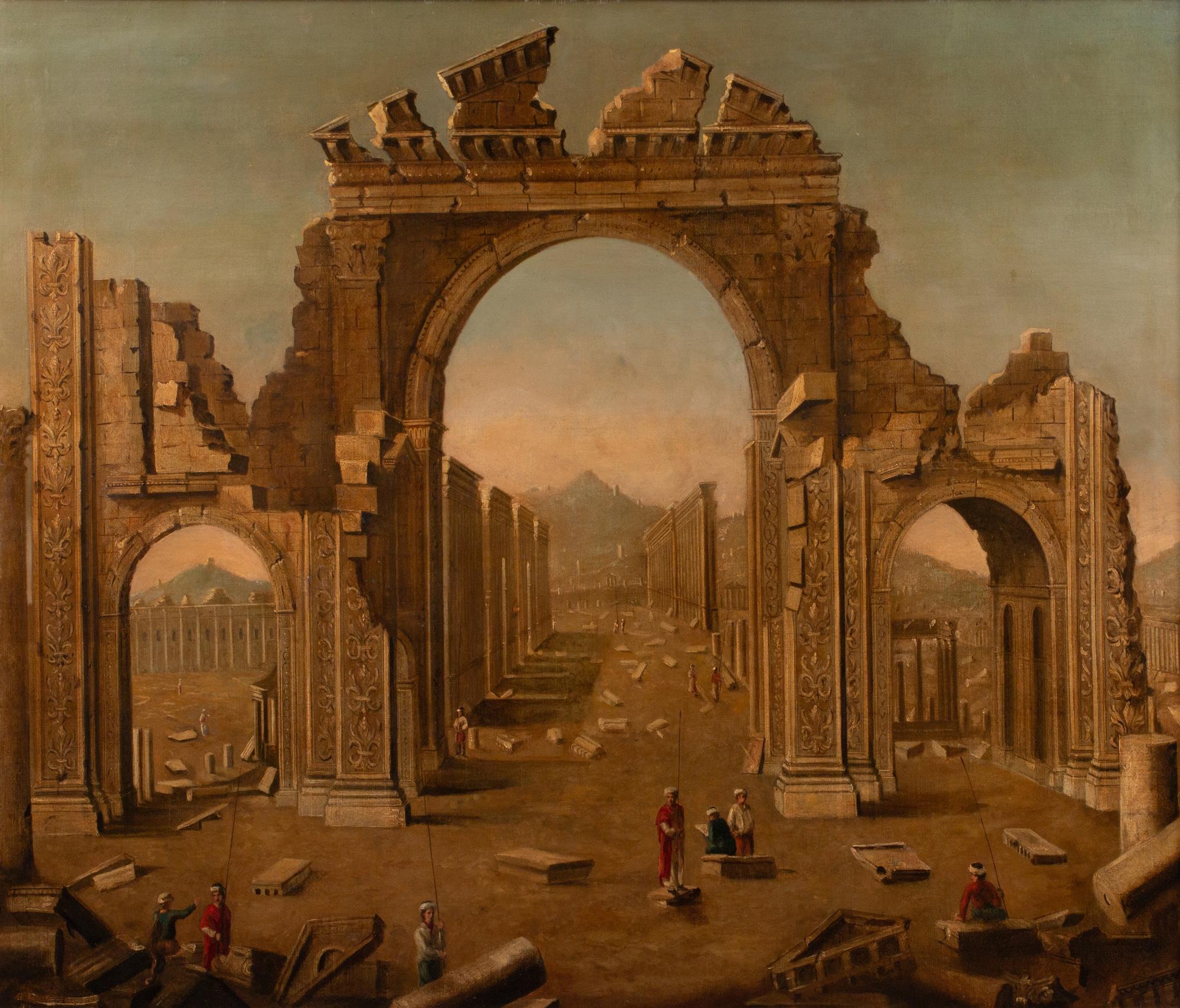 View of a Monumental Arch, Palmyra, Syria