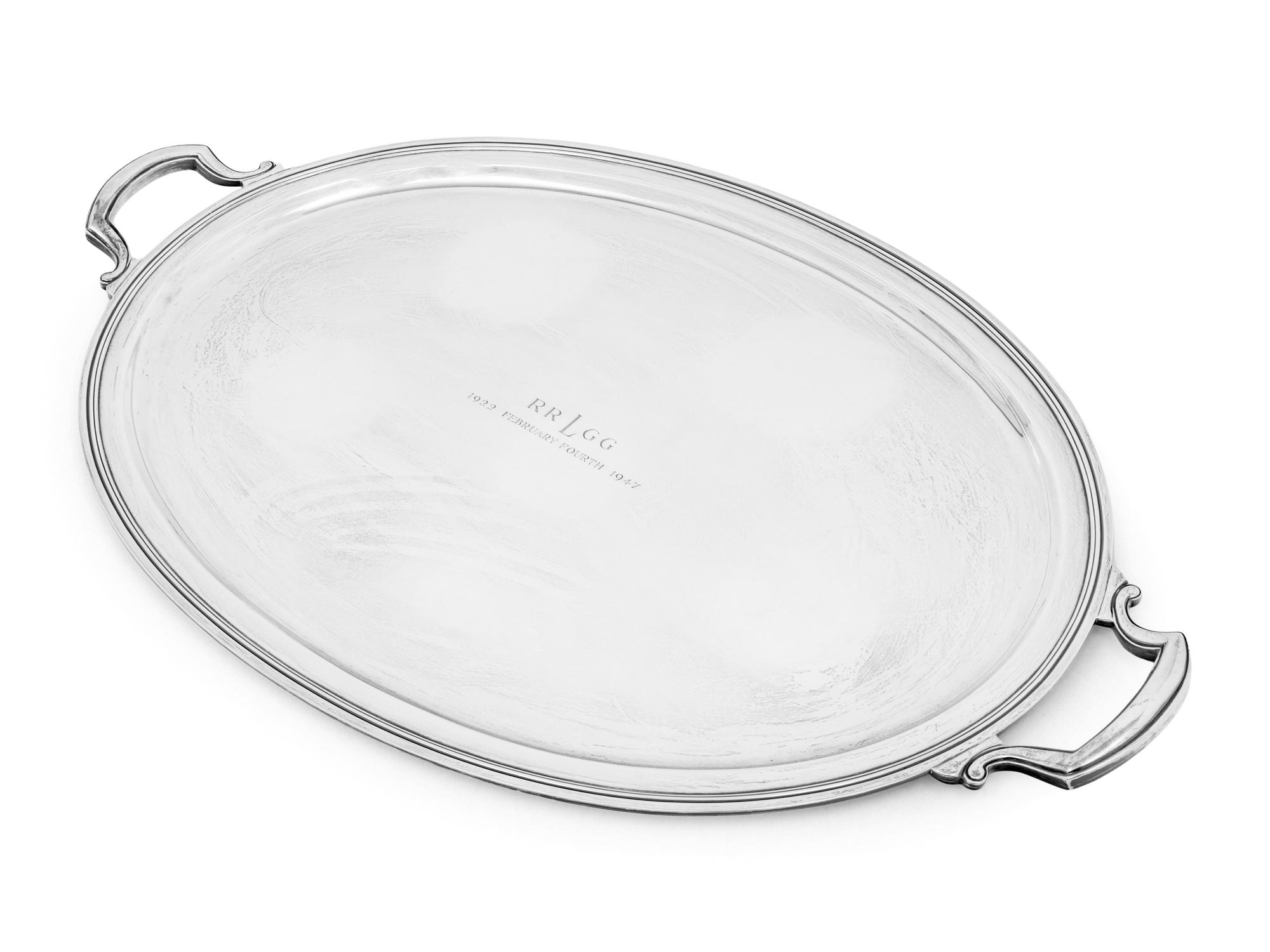 A Tiffany and Co. Silver Tray