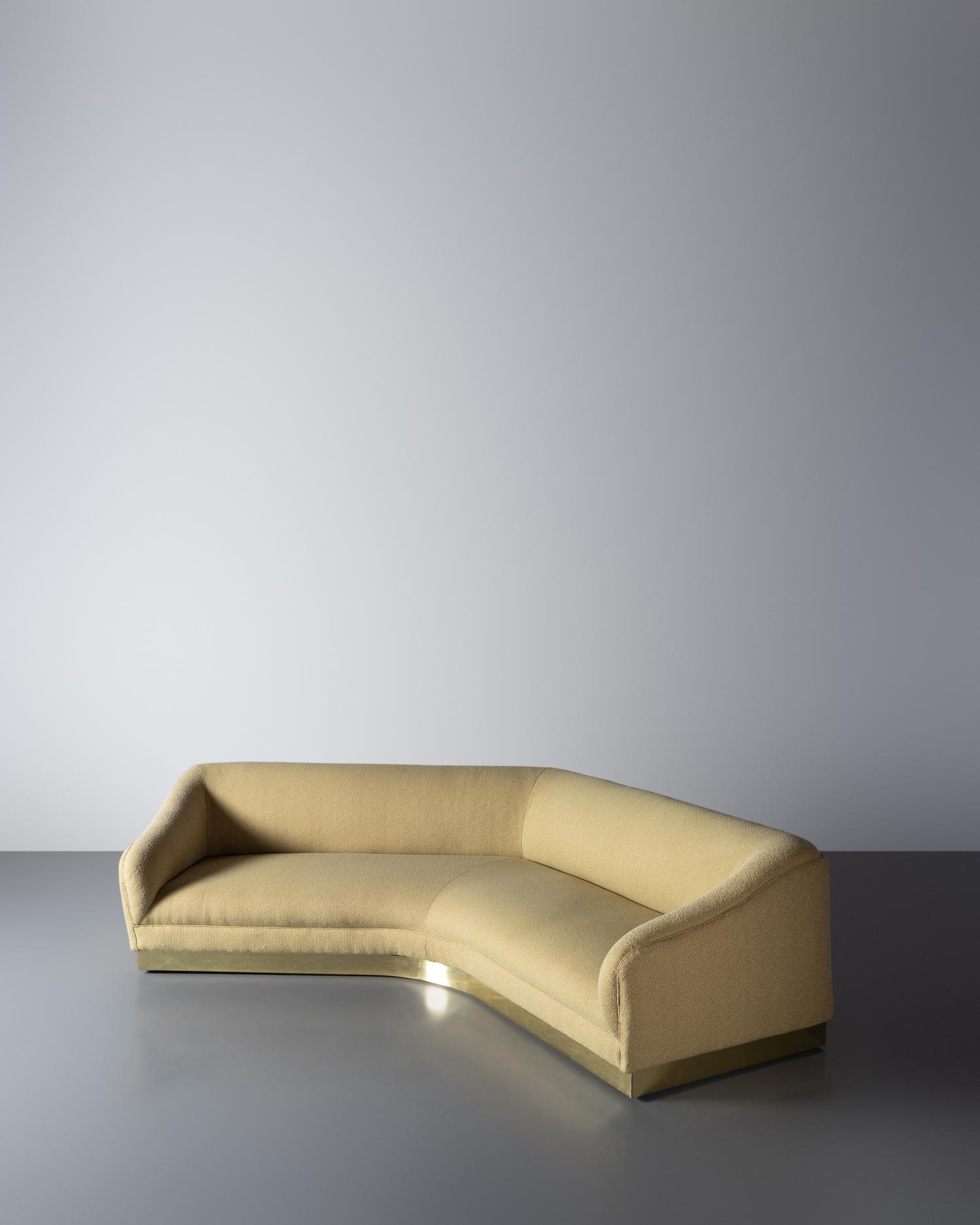 Wide Angle Sofa, model 506, Vladimir Kagan Designs Inc., USA