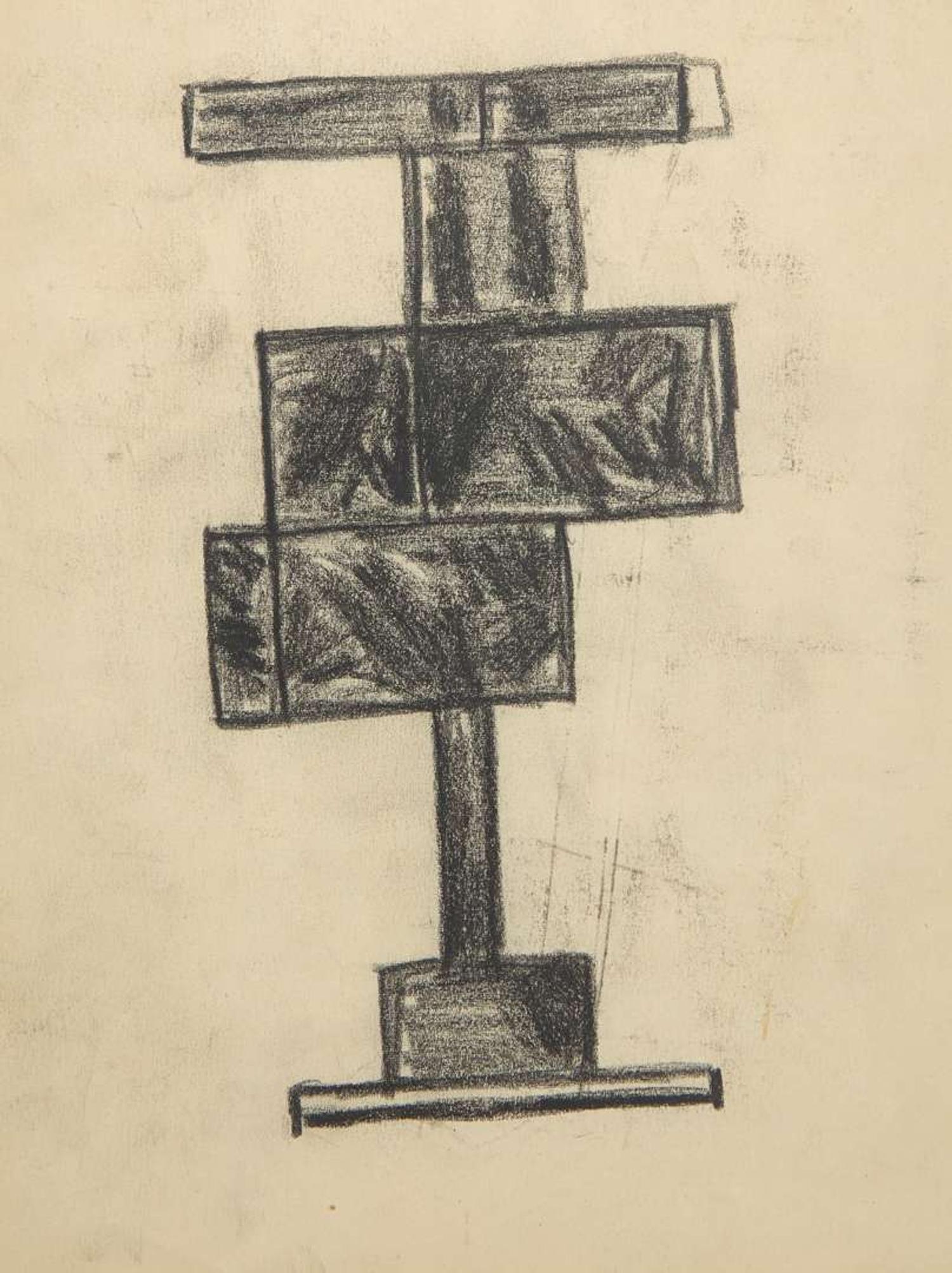 Cubic Study (Study for Sculpture) , c. 1956