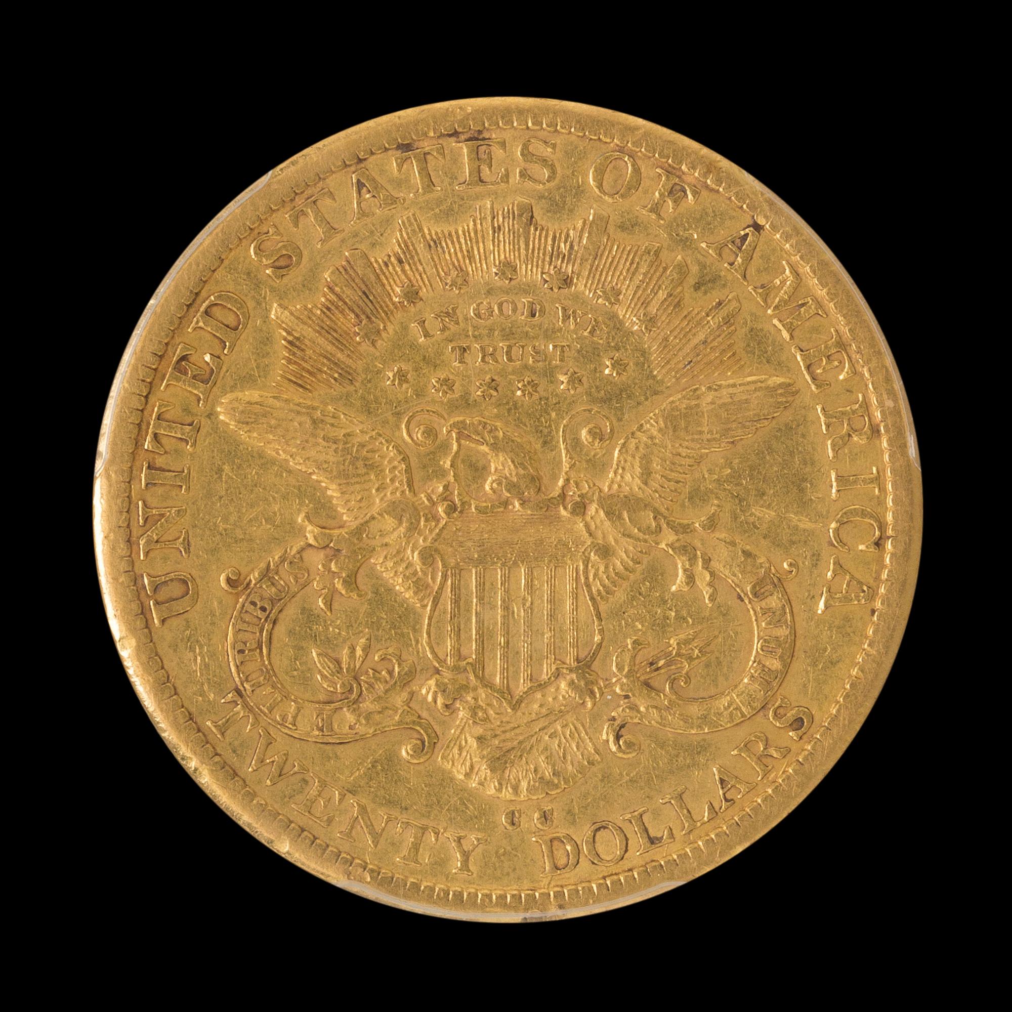 A United States 1878-CC Liberty Head $20 Gold Coin