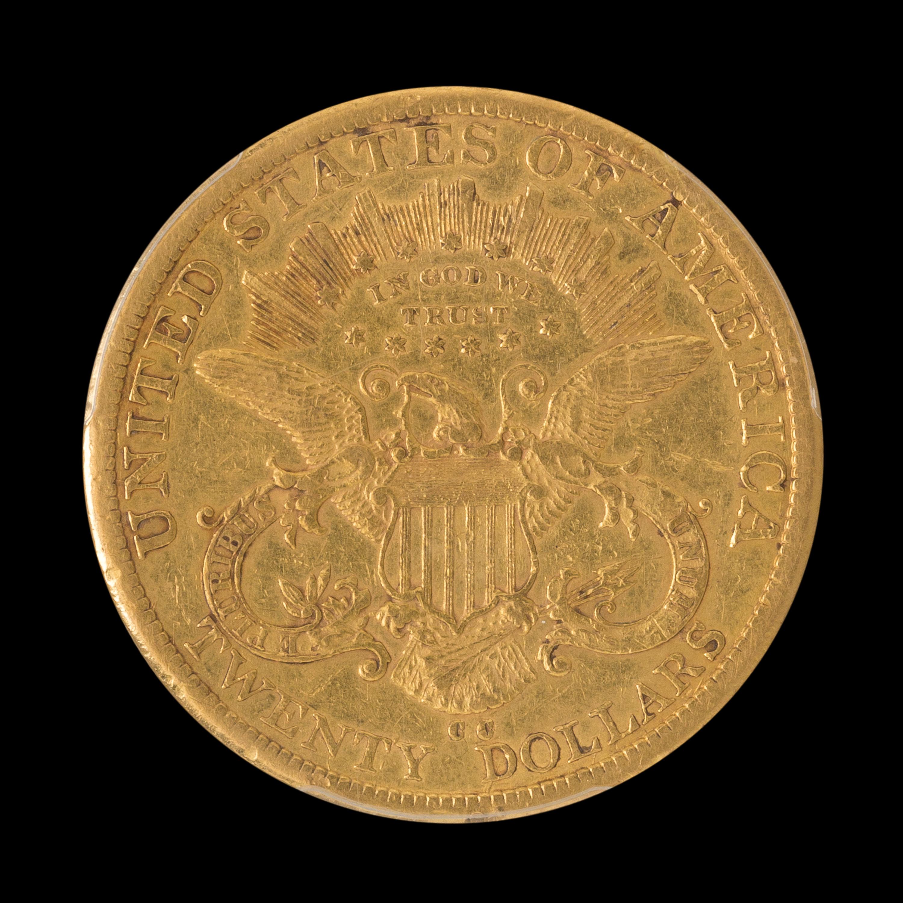 A United States 1878-CC Liberty Head $20 Gold Coin