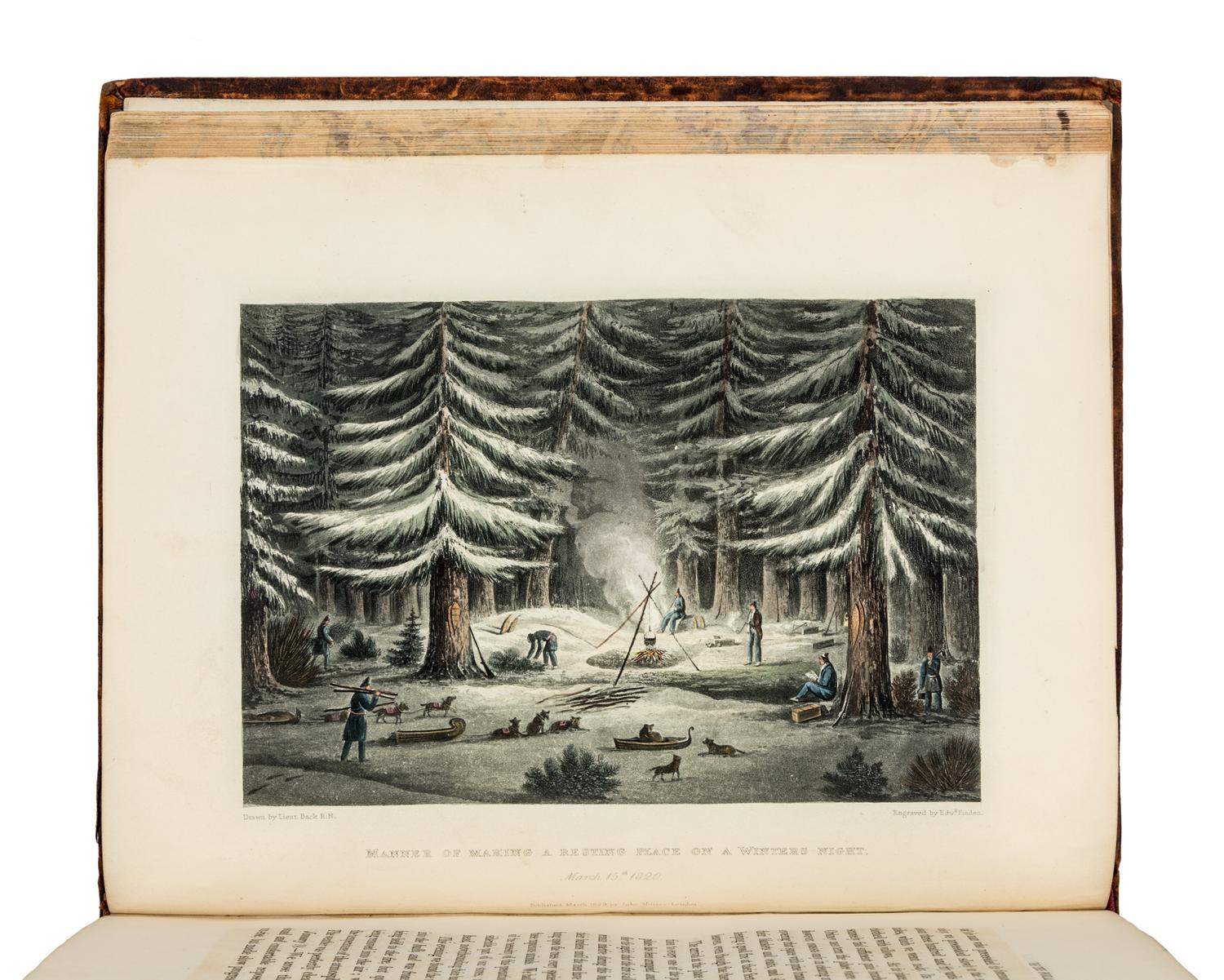 FRANKLIN, John, Sir (1786-1847). Narrative of a Journey to the Shores of the Polar Sea. London: 1823. FIRST EDITION, FIRST ISSUE.