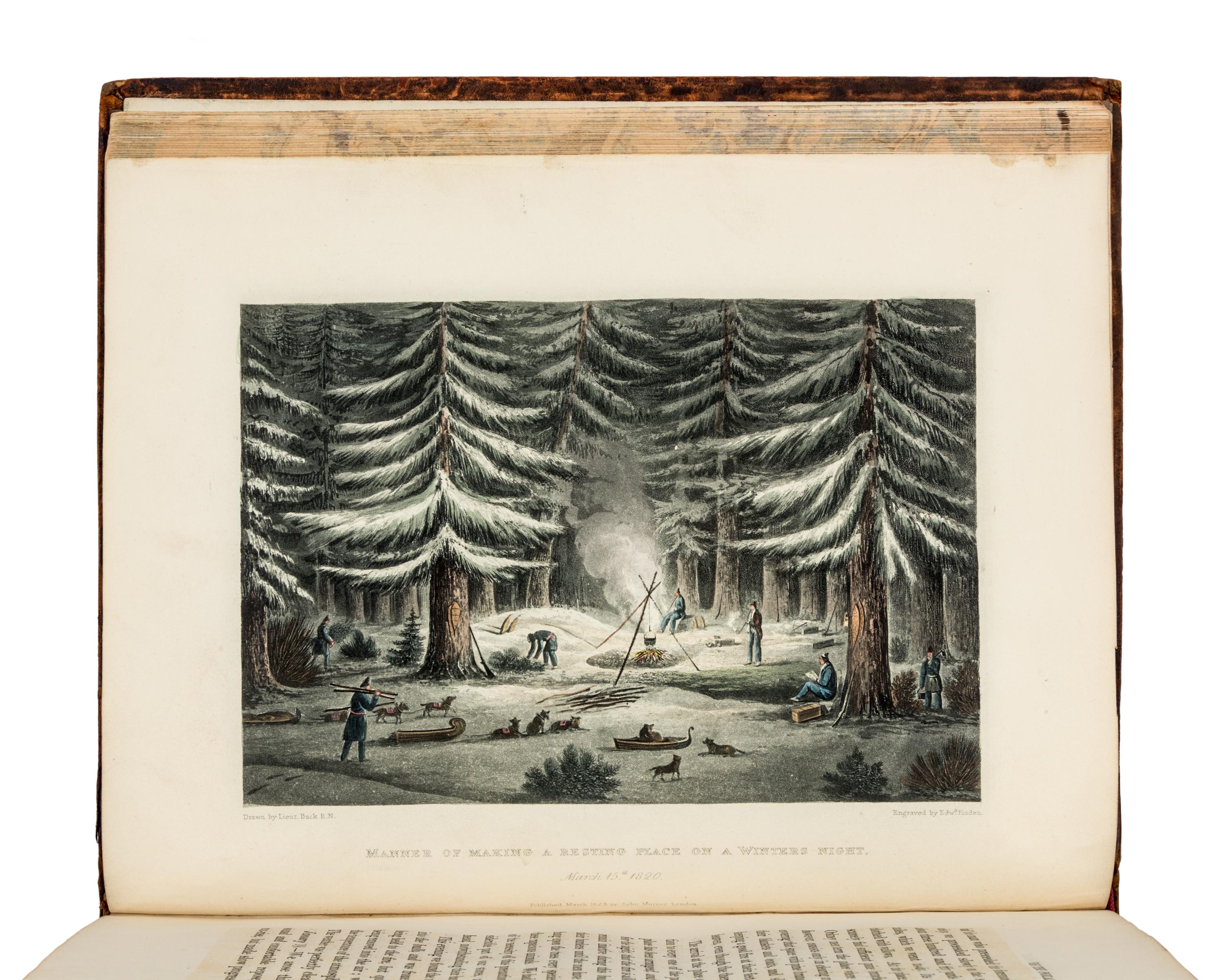 FRANKLIN, John, Sir (1786-1847). Narrative of a Journey to the Shores of the Polar Sea. London: 1823. FIRST EDITION, FIRST ISSUE.