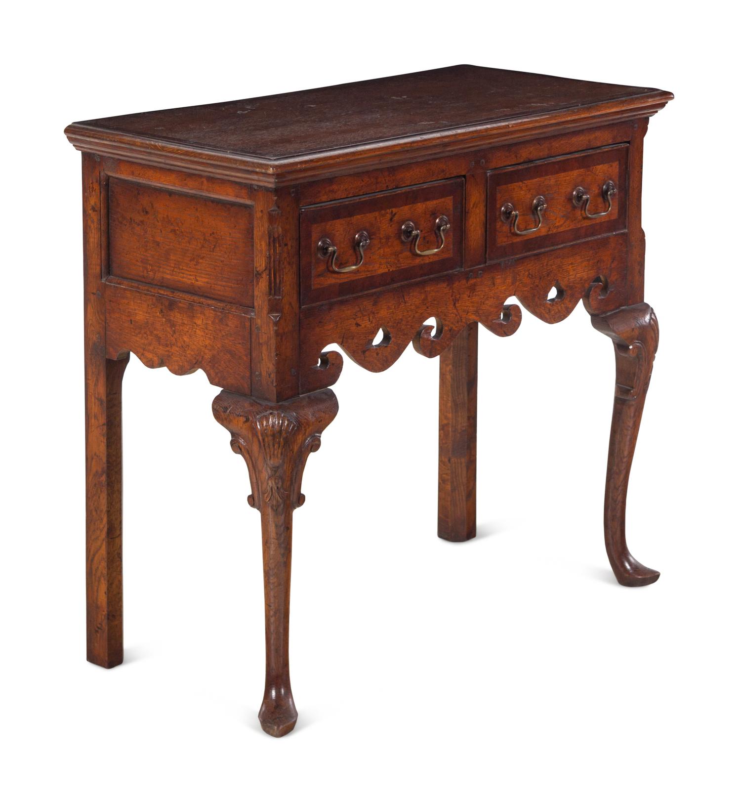 A Queen Anne Oak Dressing Table