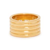 CHARLES KRYPELL, YELLOW GOLD AND DIAMOND BAND