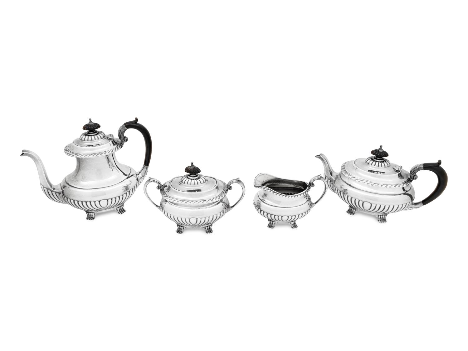 An American Silver Four-Piece Tea and Coffee Service
