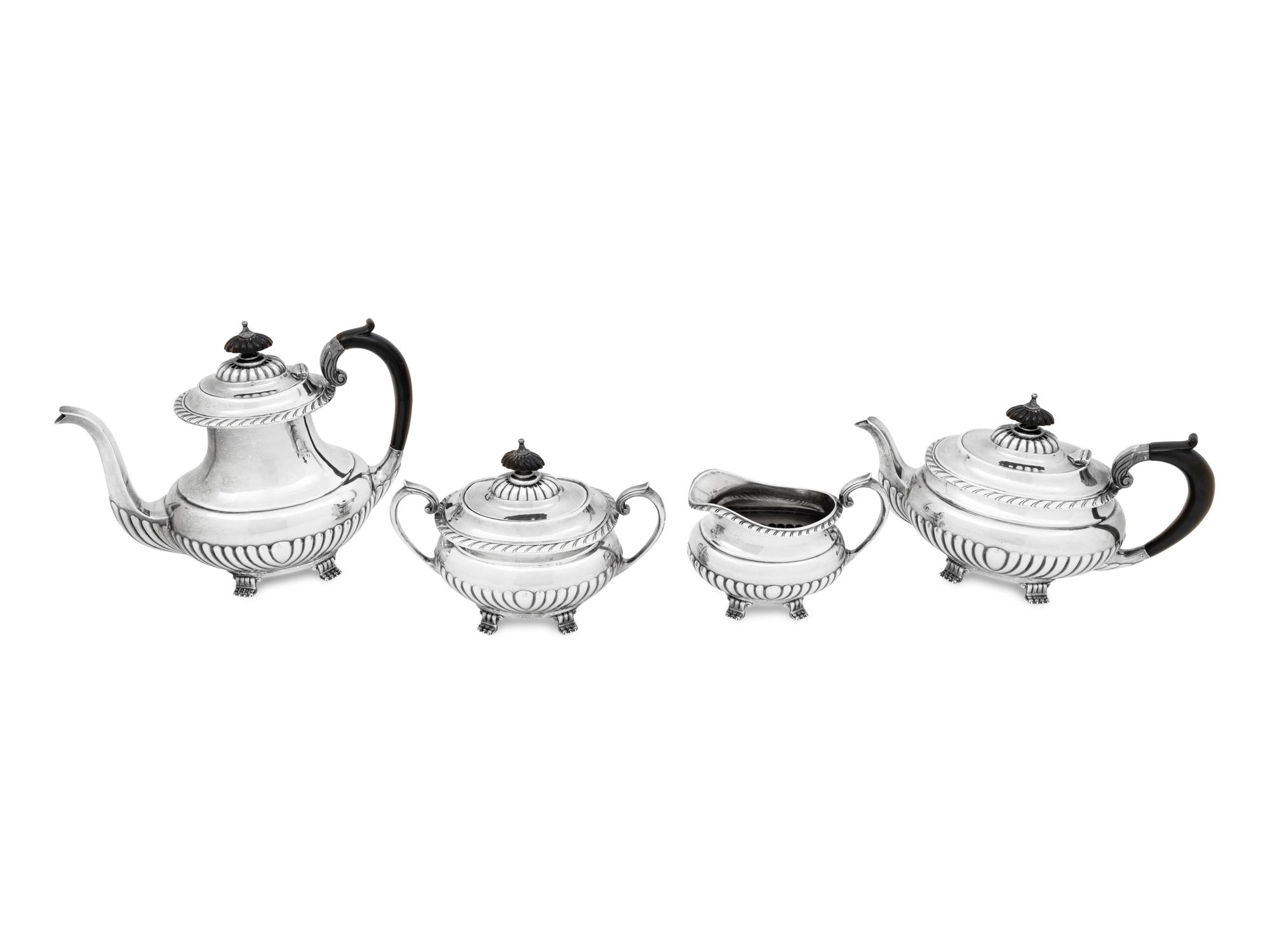 An American Silver Four-Piece Tea and Coffee Service