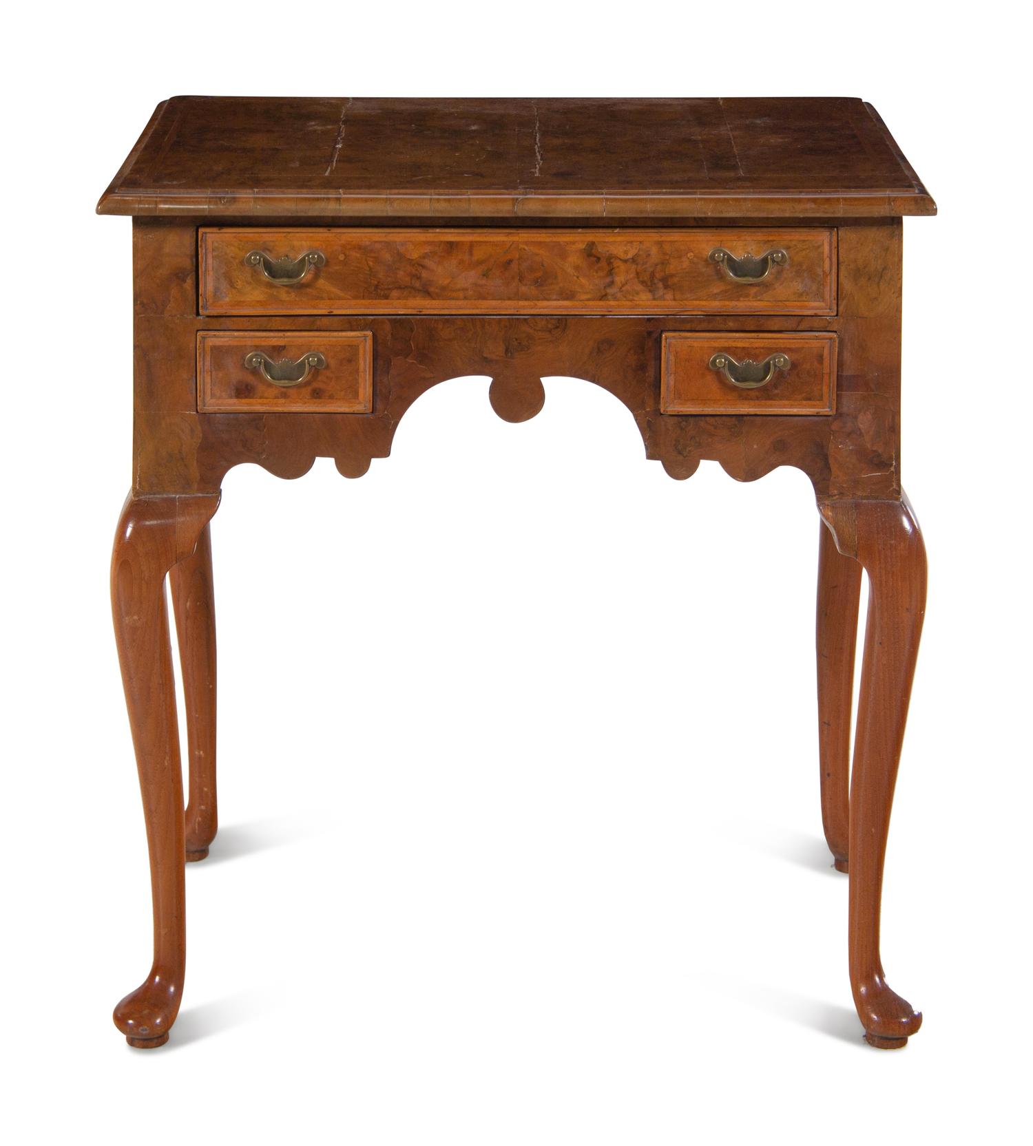A George II Walnut Dressing Table