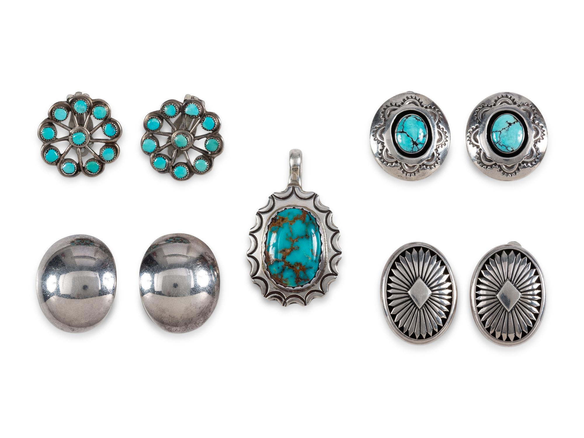 Navajo Silver and Turquoise Jewelry