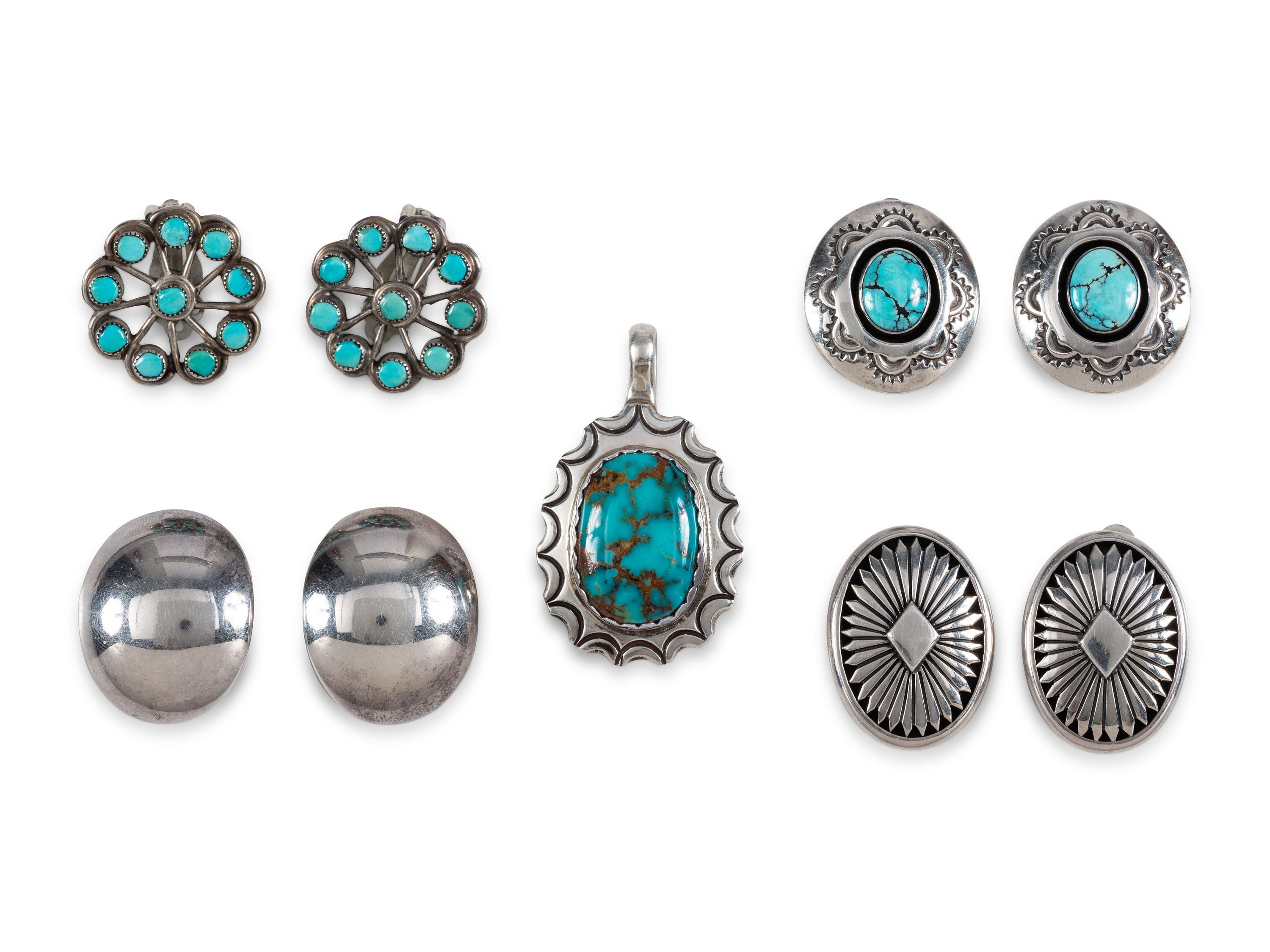 Navajo Silver and Turquoise Jewelry