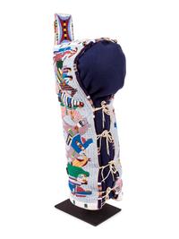 Pictorial Beaded Cradle, 2005-2006