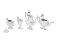 An American Silver Four-Piece Tea and Coffee Service