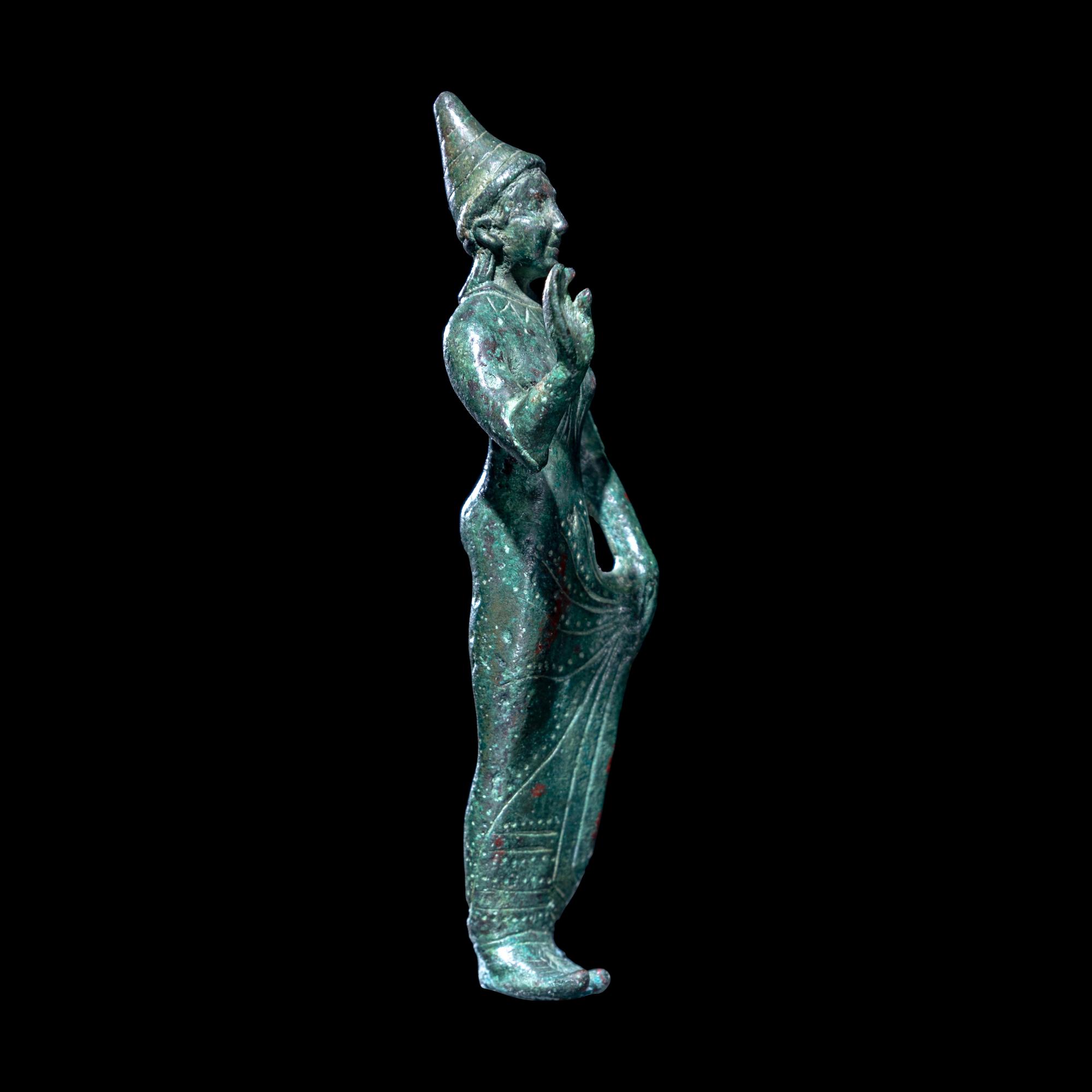 An Etruscan Bronze Kore