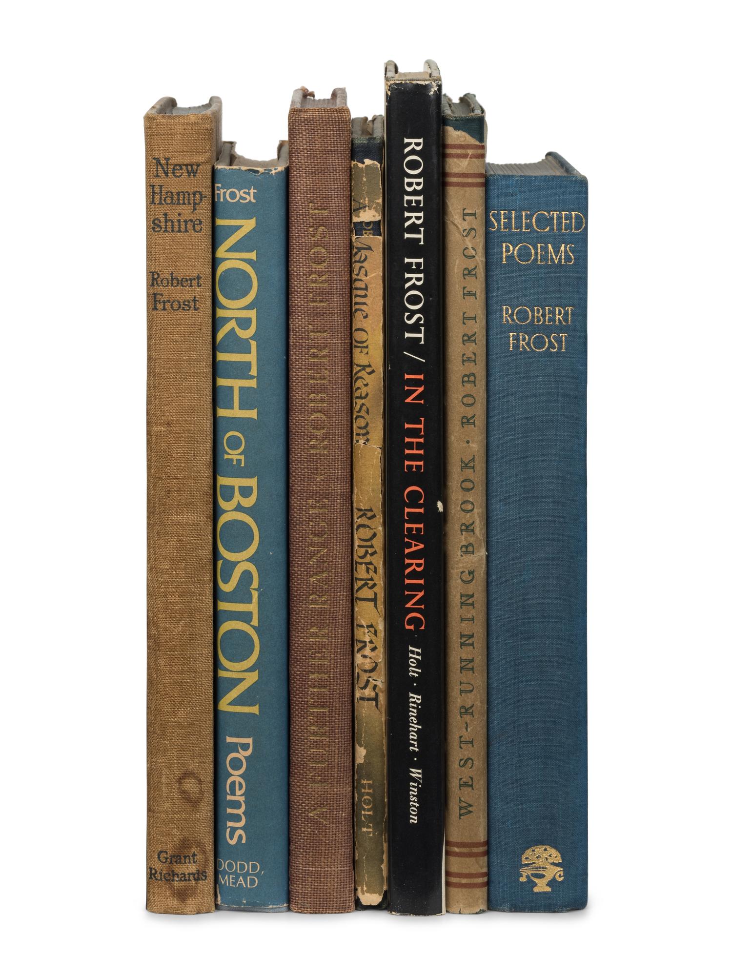 FROST, Robert (1874-1963). A group of 22 works of poetry, including: